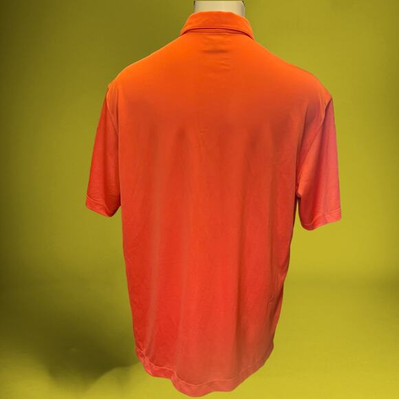 Nike Golf Dri Fit Aerated Polo Shirt Embroider Logo Swoosh Athletic Performance - Picture 4 of 7